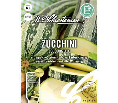 Zucchinisamen 'Coucourzelle'