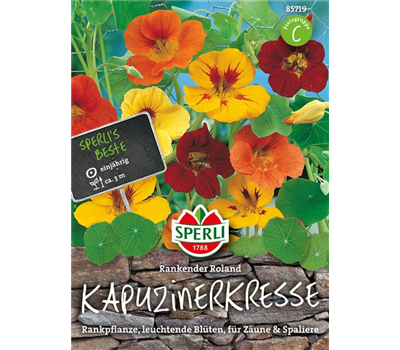 Kapuzinerkresse 'Rankender Roland'