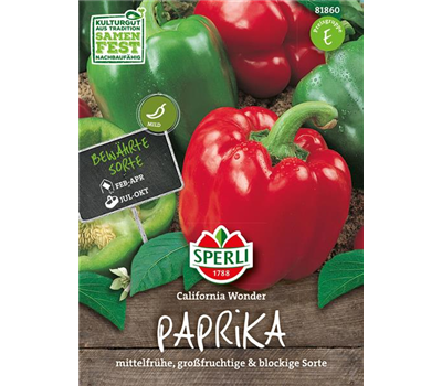 Paprika 'Californian Wonder'