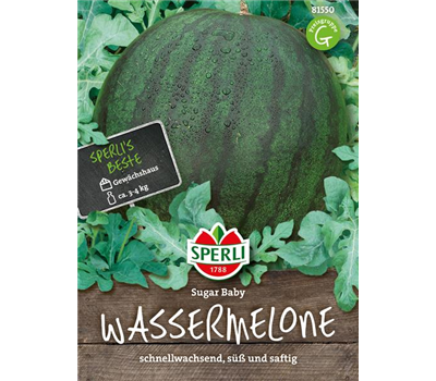 Kompakte Wassermelone 'Sugar Baby'