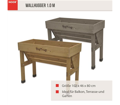 Hochbeet WallhuggerVegTrug 103 x 46 x 80cm 