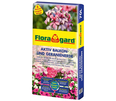 Floragard Aktiv Balkon- und Geranienerde 70l